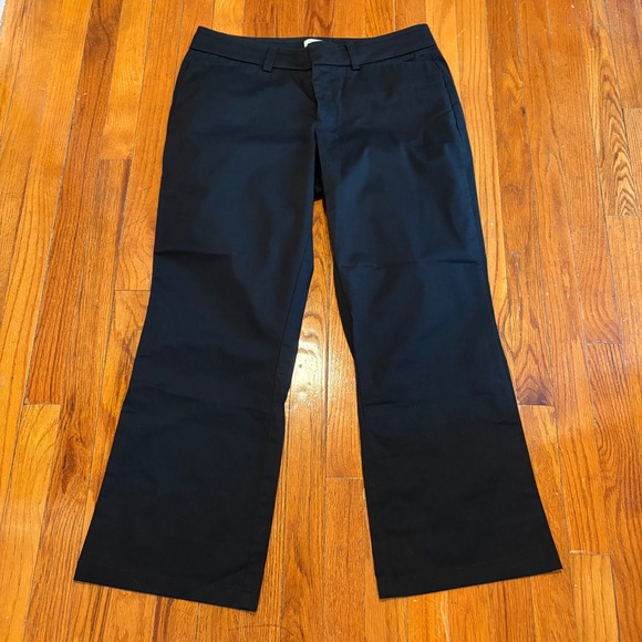 Dockers Pants - Dockers Women 12 Short Trousers Black Mid Rise Curvy Bootcut Chino 34"X27"